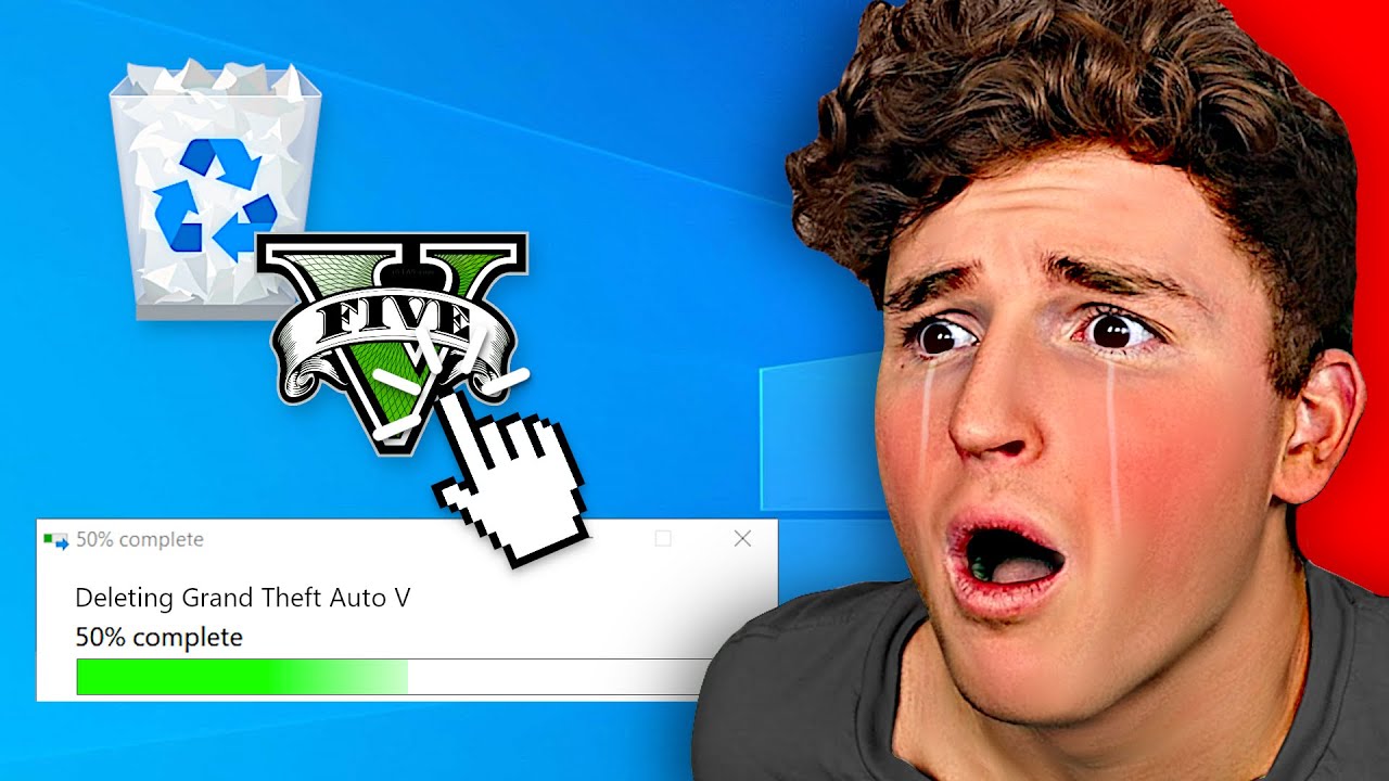 I have to delete GTA 5 forever..