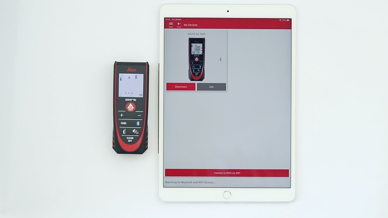 Leica DISTO™ Plan - How to connect Leica DISTO D1/D110/D2 with a  phone/tablet 