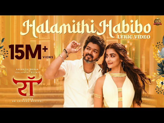 Halamithi Habibo (Hindi) - Lyric Video | Beast | Thalapathy Vijay | Sun Pictures | Nelson | Anirudh class=