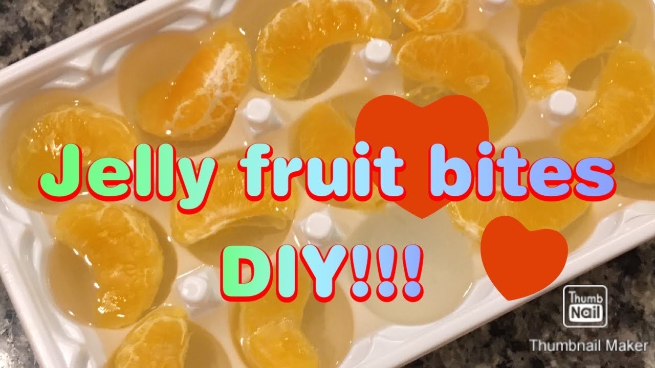 DIY Jelly fruit bites YouTube