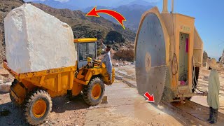 Incredible First Time Modren Machinery & Mountion Stone Cutting Let,s See