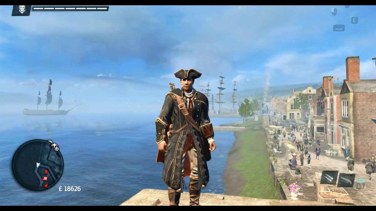 Haytham Kenway MOD Gameplay || Assassin's Creed Rogue