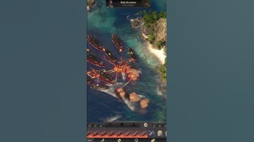 Jean HATES my PYRPHORIAN FLEET!! #anno1800 # #gaming #citybuilder #rtsgaming