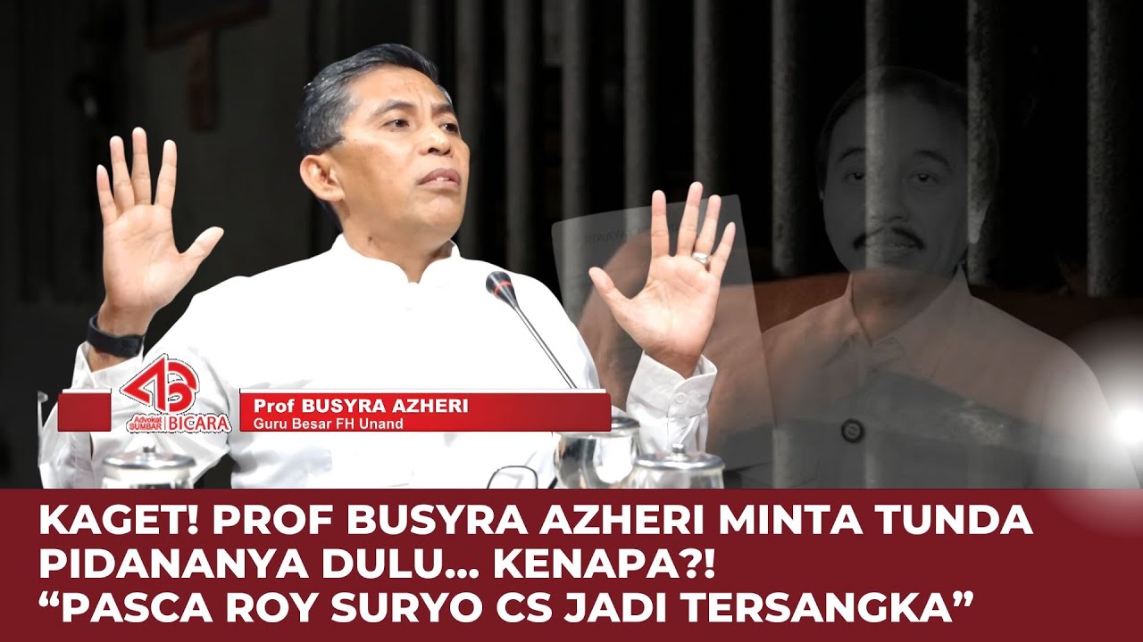 JANGAN DIADU DULU! Prof Busyra Azheri Beri Pesan Keras Soal Ijazah Jokowi!