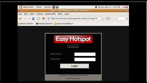 EasyHotspot - Fresh Installation on VMWare Workstation from Scratch #1