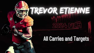 Trevor Etienne 2024 Film - All Carries and Targets