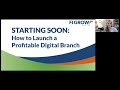 How to Launch a Profitable Digital Branch