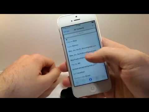 Video: How To Delete Contacts In Iphone 4