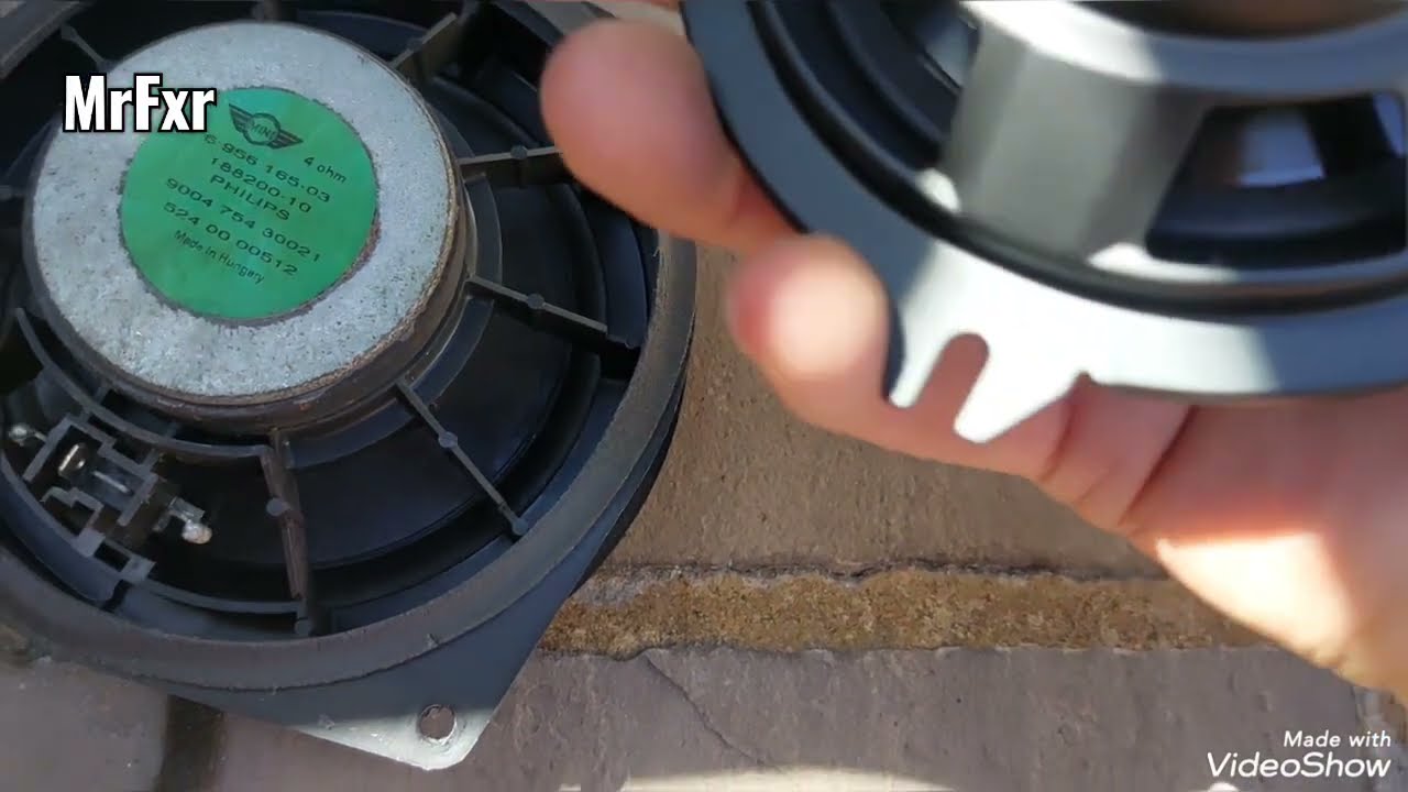 mini ONE オンイヤースピーカー Mini One speaker replacement - YouTube