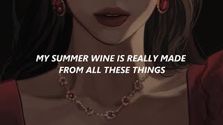 Lana Del Rey - Summer Wine (Lyrics) Resimi