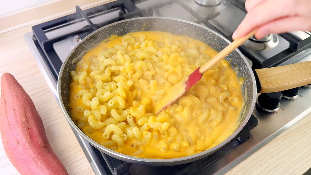 Sweet Potato Mac & Cheese (Air Fryer Version) | Extra Creamy & Golden 🍠✨