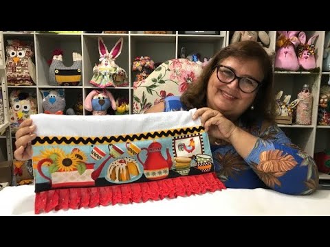 Pano de prato barra Estilotex by Silvinha Borges !!!