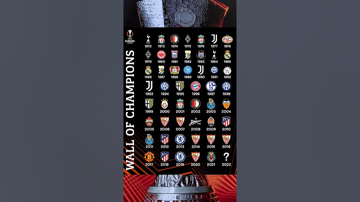 Every Europa League Winner