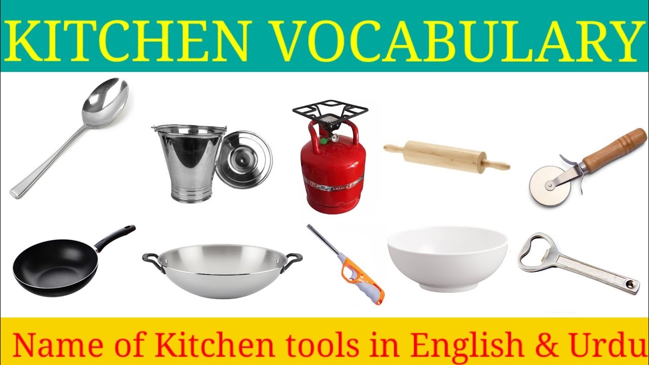 Kitchen Items List In English With Urdu Dandk Organizer
