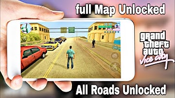 GTA Vice City Unlocks all Roads in Android | Unlock full Map in GTA Vice City Android | GTA VC |