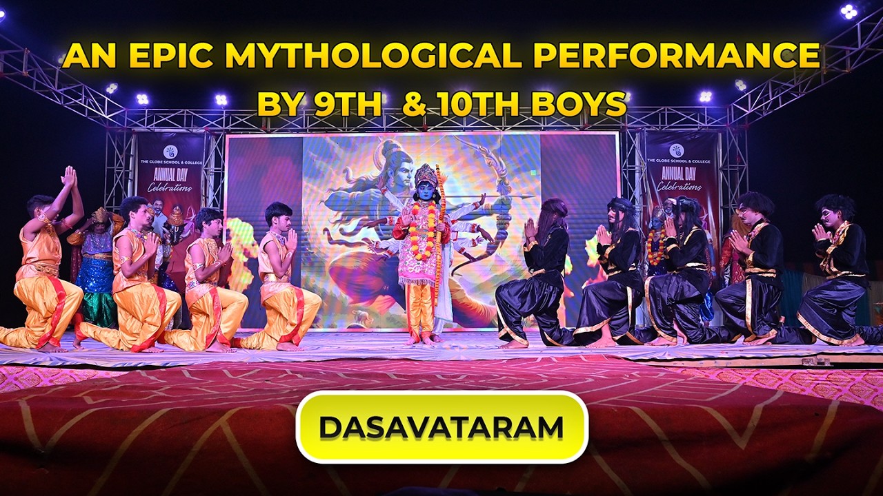 Dasavataram 2026 | Epic Mythological Dance Drama by 9th & 10th Boys | Annual Day Performance