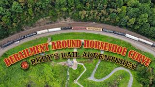 Aftermath of NS 33A Derailment at Horseshoe Curve | August 2026