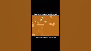 Day 2 of making a chill level #geometrydash #gd