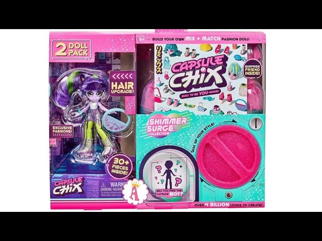Ищем Мальчика Capsule Chix - Фиолетовая Shimmer Surge ★ Стрим-Распаковка Кукол