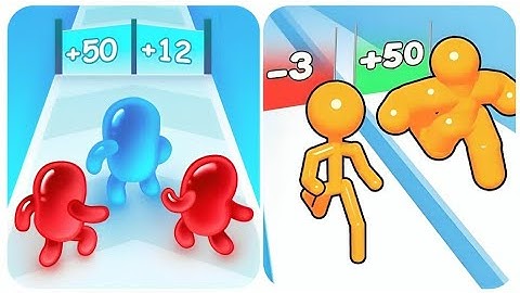 Tall Man Run Vs Join Blob 3D – Max Level Showdown!