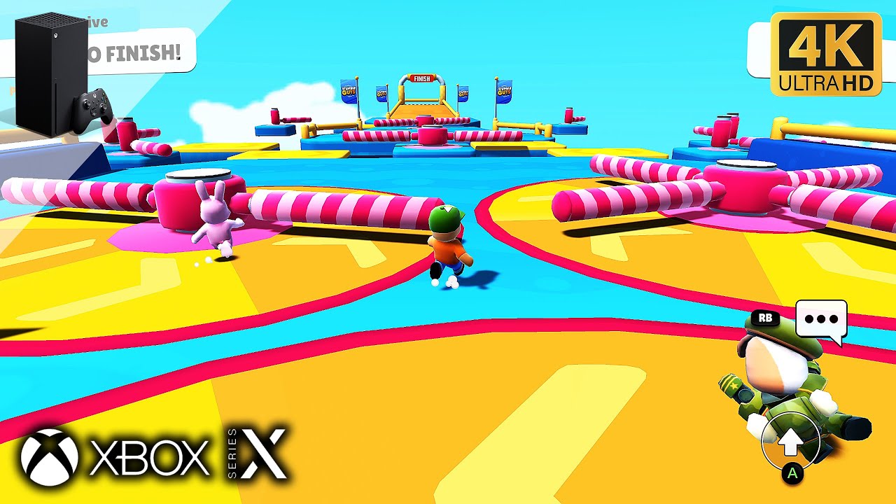 Stumble Guys - Xbox Series X Gameplay 4K