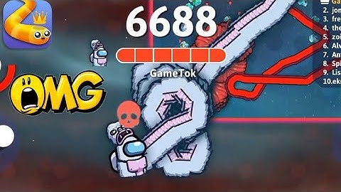 OMG Crewmate Boss Left Out The Map! GLITCH OR HACK? Snake Io