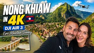 Nong Khiaw, Laos 🇱🇦 | Epic Mountain Scenery from Above with DJI Air 3 | 4k Drone Laos