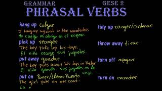 GESE 2 Trinity A1 - Phrasal Verbs for the House and Home