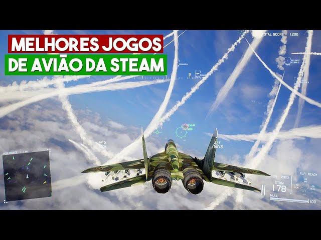 TOP 10 MELHORES JOGOS DE AVIÕES DA STEAM 2021! 