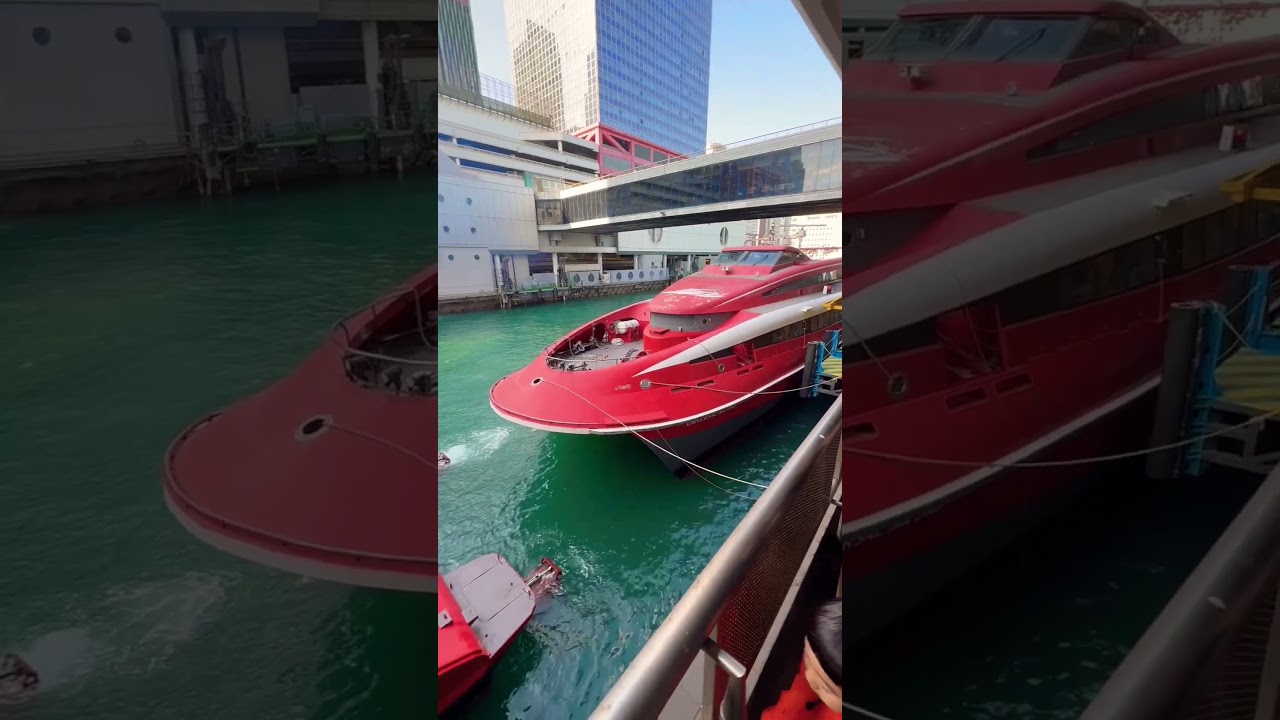 Turbo Jet at Hong Kong Ferry Terminal to Macau 🚤 