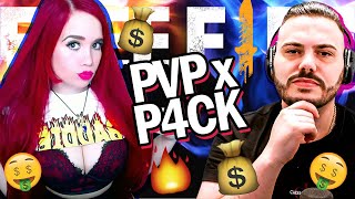 RETO a ZELIKA a PVP por 500💲 SI GANA PIDE P4CK?😱 ESTO PASO..