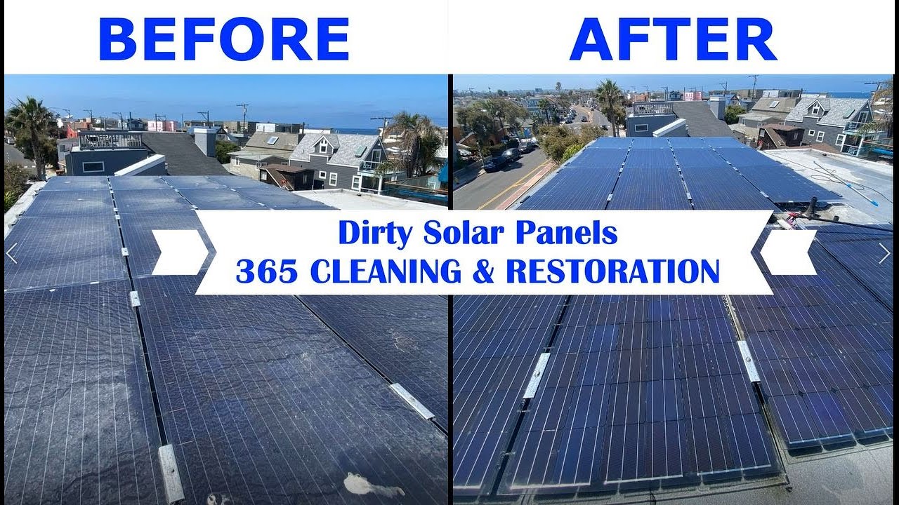 How to Clean Dirty Solar Panels XERO PURE YouTube