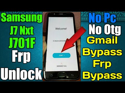 Samsung j7 nxt frp unlock j701f no pc otg gmail bypass galaxy lock remove kese karte he aur byp...