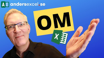 Funktionen OM i Excel