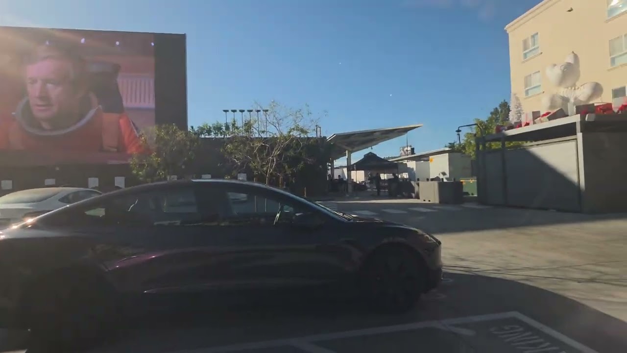 First time at Hollywood Tesla Diner