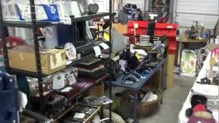 Huge heated pole barn sale garage sale