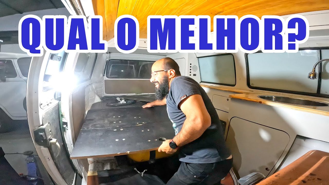 HORA DE DORMIR! Qual o MELHOR BANCO CAMA para KOMBIHOME? Rock and Roll Bed ou WestKombi?  GNV dá?