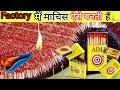 माचिस कैसे बनती हैं | देखिए Factory में माचिस कैसे बनती हैं ! Matchbox Making Factory in Hindi