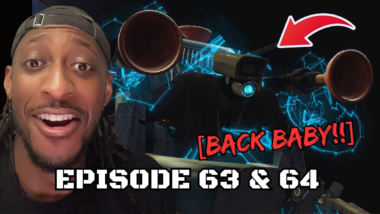 GLITCH PLUNGERMAN?!?! Skibidi Toliet 63 & 64 (Reaction)