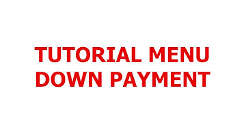 J2 - Axioma Tutorial Part 12 - Menu Down Payment