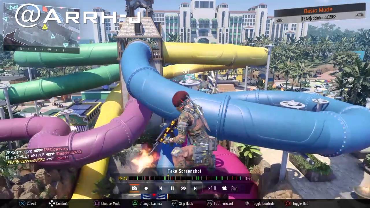 New glitch spots after patch splash map,dlc black ops 3