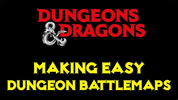 How To Make Easy Dungeon Battle Maps