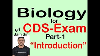 Biology for CDS Exam IMA OTA General Studies UPSC Exam