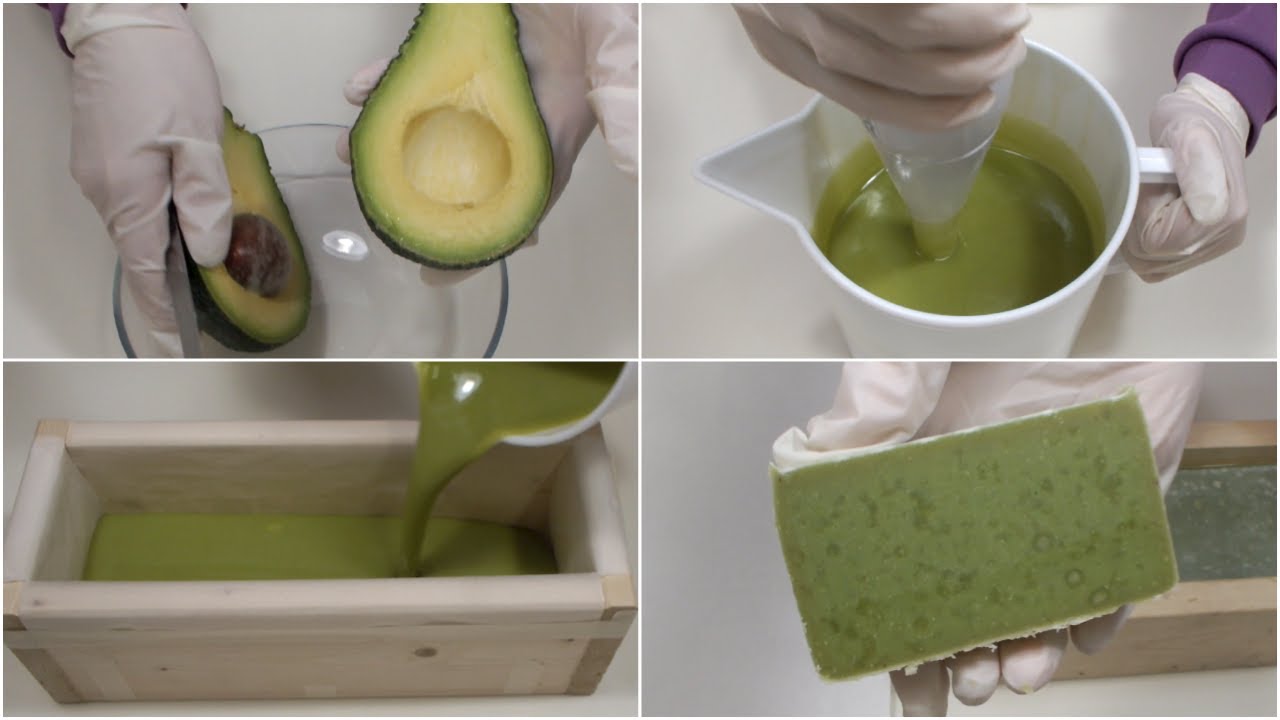 SAPONE NATURALE ALL'AVOCADO - DIY Natural Avocado Soap