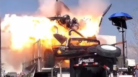 Industrial Injection Diesel Master Shredder Cummins 3000hp Dyno Explosion ** SLOW MOTION **