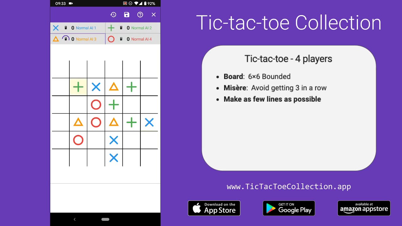 Tic Tac Toe AI - 5 in a row on the App Store