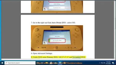 Set up Unlocator VPN Smart DNS on Wii