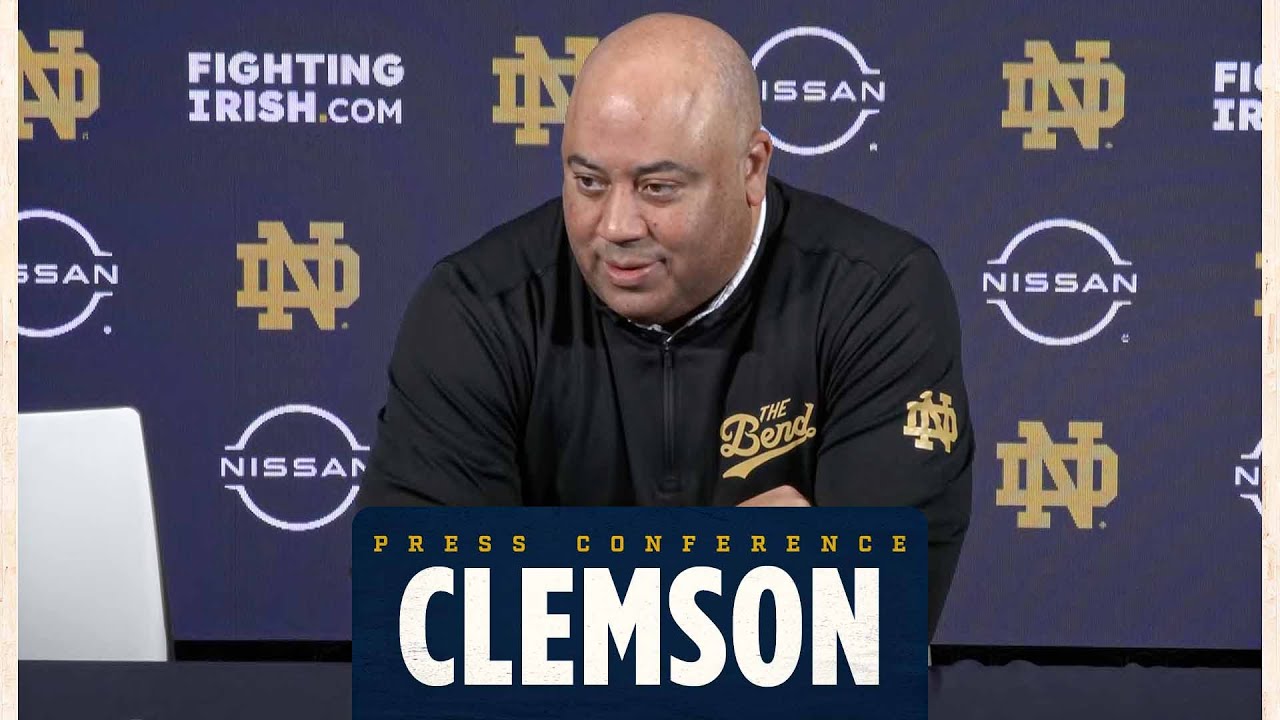 Мужская баскетбольная команда Нотр-Дам против Клемсона | Послематчевая пресс-конференция (1.10.26)