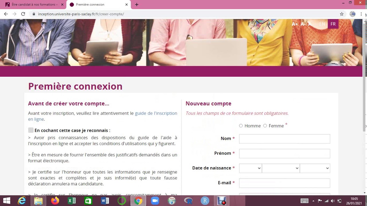 Procédure simple pour étudier en France: Paris Saclay voici les procédures