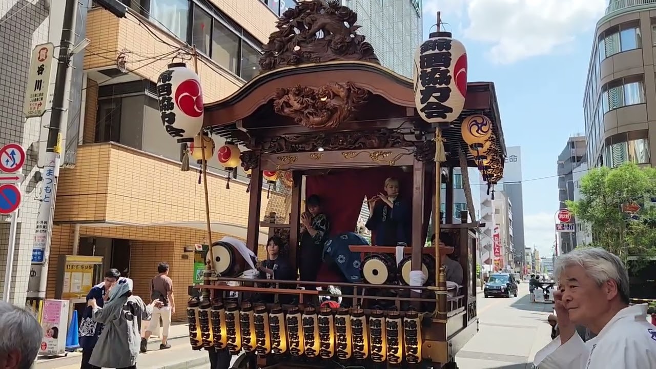 2024.08.25　立川諏訪神社例大祭　すずらん通り錦町パレード